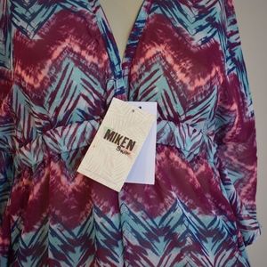 Miken Pancho Style Swimsuit Cover-Up